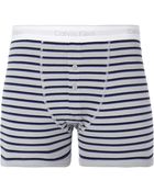 Calvin Klein Striped Stretch-cotton Boxer Briefs - Lyst