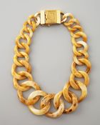Tory Burch Graduated Resin Chain Necklace - Lyst