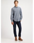 Gant Rugger Solid Selvage Sportshirt - Lyst
