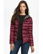 Bernardo Hooded Iridescent Down Jacket - Lyst
