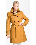 DKNY Double Breasted Trench Coat - Lyst