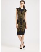 McQ by Alexander McQueen Leaf Jacquard Dress - Lyst
