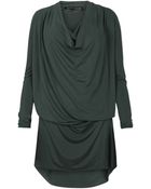 AllSaints Amei Long Sleeved Dress - Lyst