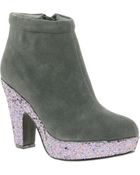 Asos Asos Accolade Suede Platform Ankle Boots - Lyst