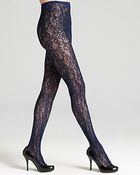 DKNY Tights All Over Lace Net 0b562 - Lyst