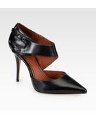 Elizabeth And James Sand Asymmetrical Leather Pumps - Lyst