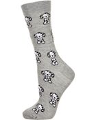 Topshop Grey Dalmation Ankle Socks - Lyst