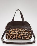 DKNY Satchel Calf Hair Round - Lyst