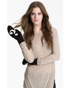 Kate Spade Big Apple Punctuation Mittens - Lyst