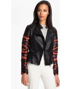 3.1 Phillip Lim Peplum Motorcycle Jacket - Lyst