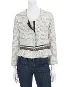 Dolan Embellished Peplum Jacket - Lyst