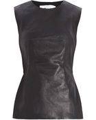 Alexander Wang Shell Pleat Back Top - Lyst