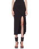 Rick Owens Lilies Maxi Skirt in Black - Lyst