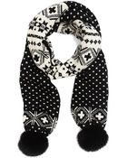 Brooks Brothers Cashmere Fair Isle Scarf - Lyst