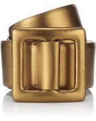 Ralph Lauren Black Label Metallic Trench Buckle Belt - Lyst