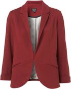 Topshop Ponte Boyfriend Blazer - Lyst
