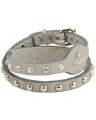 Vivienne Westwood Thin Leather Cuff - Lyst