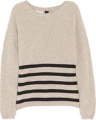 Chinti & Parker Striped Cashmere Sweater - Lyst