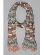 Tolani Zig Zag Scarf - Lyst