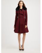 Robert Rodriguez Fit Flare Coat - Lyst