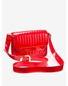 Ted Baker Ted Baker Puca Patent Quilted Crossbody Bag - Lyst