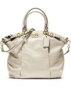 Coach Madison Leather Lindsey Satchel - Lyst