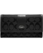 Coach Legacy Signature Checkbook Wallet - Lyst