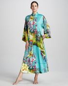 Natori Awai Zip Caftan - Lyst