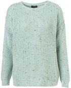 Topshop Knitted Nep Textured Jumper - Lyst