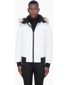 Cmfr Coyote Fur Hood Oxton Bomber Jacket - Lyst