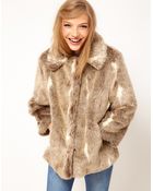 ASOS Collection Asos Vintage Fur Coat - Lyst