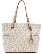 Michael Kors Jet Set Logo Item Tote - Lyst