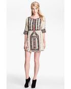 Twenty 8 Twelve Gaskell Embroidered Shift Dress - Lyst