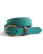Madewell Suede Belt - Lyst