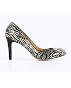 Ann Taylor Zebra Print Haircalf Perfect Pumps - Lyst