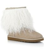 Ugg Sheepskin Cuff Boot - Lyst