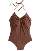 J.Crew Jersey Lomellina Halter Tank - Lyst