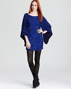 Alice + Olivia Lari Bell Sleeve Sequin Tunic Dress - Lyst