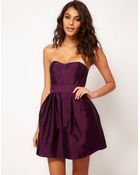 ASOS Collection Dolly Dress with Bow Detail - Lyst