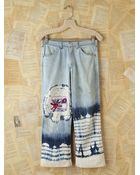 Free People Vintage Acid Wash Jeans with Tie Dye - Lyst