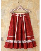 Free People Vintage Lace Tiered Floral Skirt - Lyst