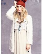 Free People Double Pom Pom Beanie - Lyst