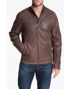 Ugg Garrapata Leather Jacket - Lyst