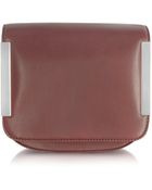 DKNY Runway Burgundy Nappa Clutch - Lyst