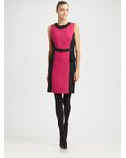Milly Olivia Belted Peplum Dress - Lyst