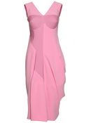 Jil Sander Structured Dress with Drape Detail - Lyst
