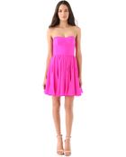Rebecca Taylor Perfect Fit Strapless Dress - Lyst