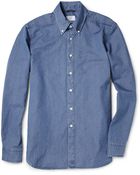Dunhill Washed Denim Shirt - Lyst