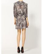 Rachel Zoe Printed Silk Pippa Dress - Lyst