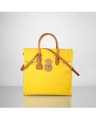 Ralph Lauren Canvas Ricky Tote - Lyst